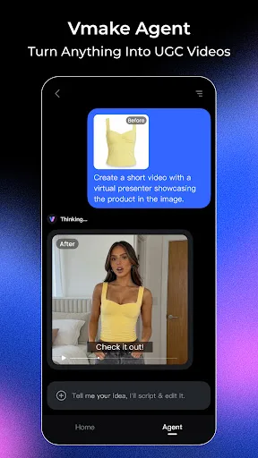 Vmake: UGC Video Editor screenshot 1