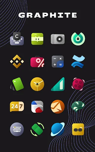 Graphite Icon Pack screenshot 2