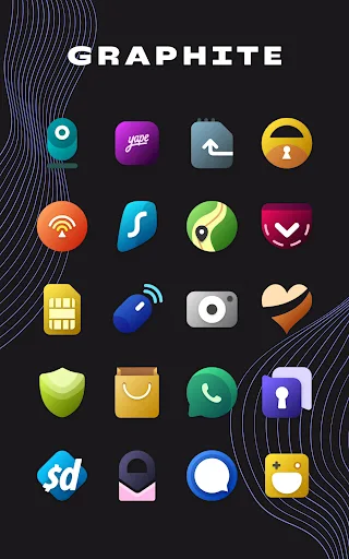 Graphite Icon Pack screenshot 3