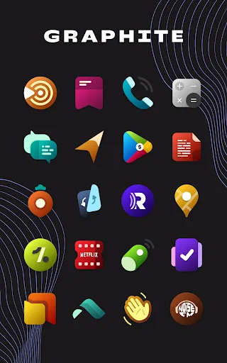 Graphite Icon Pack screenshot 4