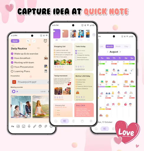 Cute Notes Notebook & Organize screenshot 1