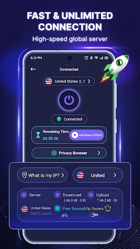 VPN - Fast Secure & Privacy screenshot 3