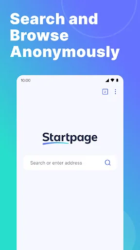 Startpage screenshot 1
