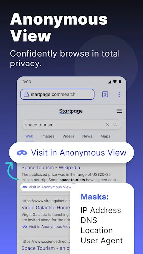 Startpage screenshot 3