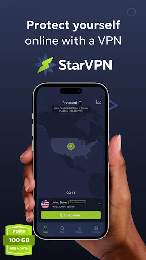 StarVPN - Fast VPN Proxy screenshot 1