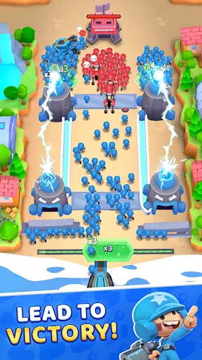 Grunt Rush: Battle & Conquer screenshot 1