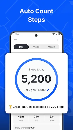 Step Tracker Launcher screenshot 1