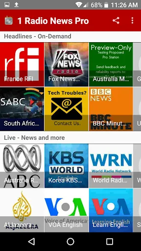 1 Radio News Pro screenshot 4