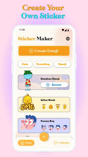 Sticker Maker - Dandeez Emoji screenshot 1