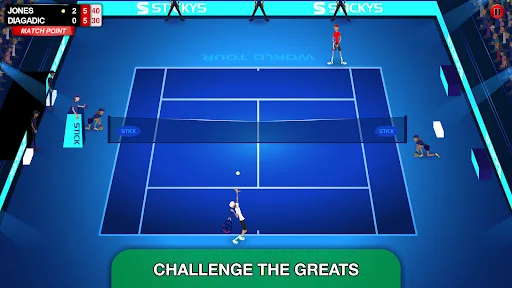 Stick Tennis Tour screenshot 2