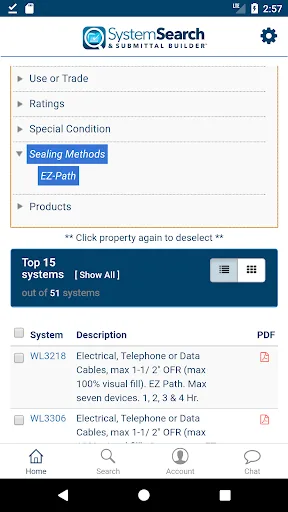 STI System Search screenshot 1