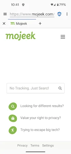 Privacy Browser screenshot 1