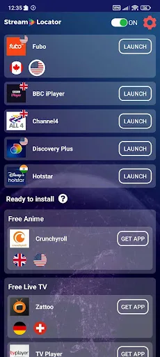 StreamLocator VPN screenshot 2