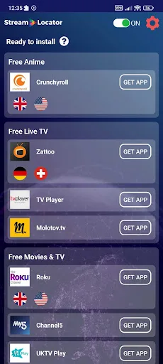 StreamLocator VPN screenshot 3