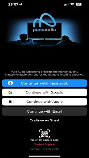 Pure Audio Streaming screenshot 1