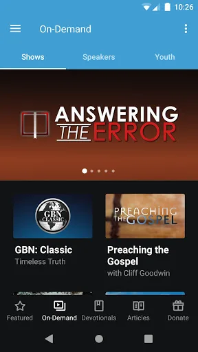 Gospel Broadcasting Network screenshot 2