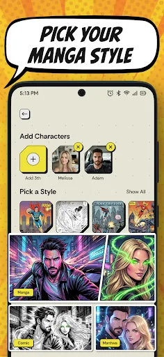 Comics AI: Comic & Manga Maker screenshot 3