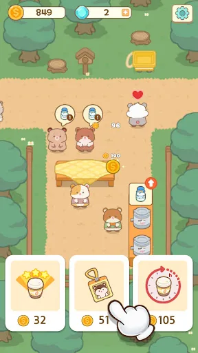 Ham's Kitchen : Cute Food Game screenshot 2
