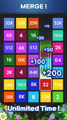 Merge Brain 2248 : Number Game screenshot 2