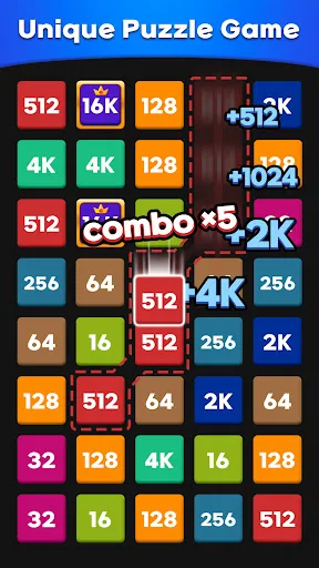 Merge 2248: Link Number Puzzle screenshot 3