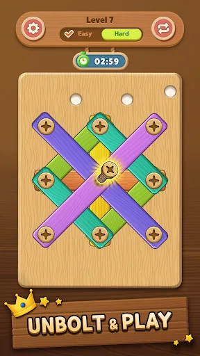 Royal Bolt : Screw Puzzle screenshot 1