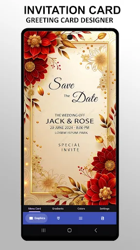 Invitation Card Maker&Designer screenshot 1
