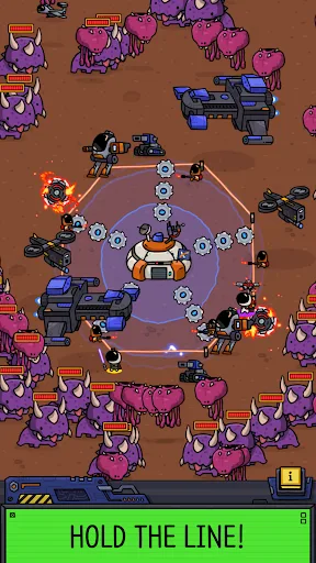 SpaceXYZ: Idle Tower Defense screenshot 1