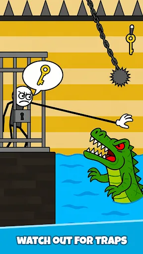 Thief Game: Stickman Escape screenshot 1