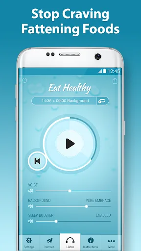 Eat Healthy Hypnosis screenshot 1