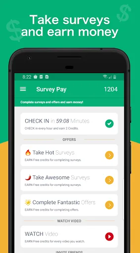 Survey Pay: Surveys for Money screenshot 1