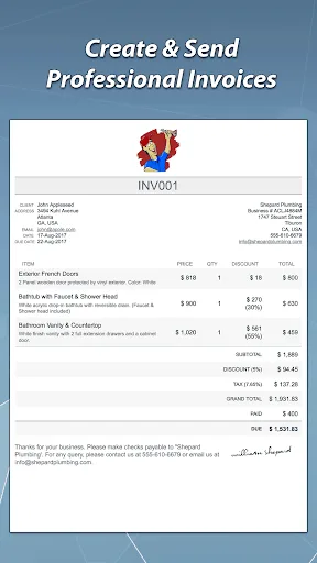 Invoice & Estimate Maker screenshot 1