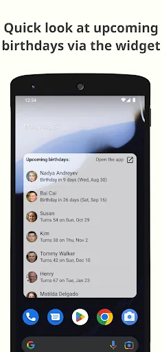 Birthdays! Birthday countdown screenshot 2