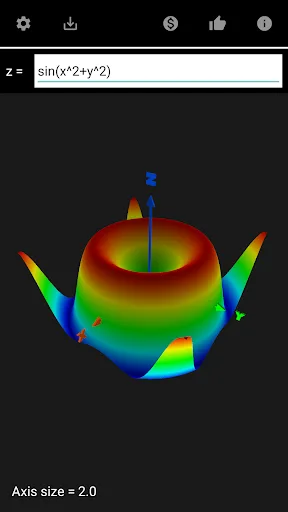 3D Graphing Calculator screenshot 1
