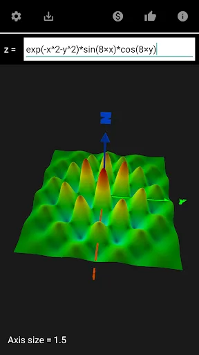 3D Graphing Calculator screenshot 2