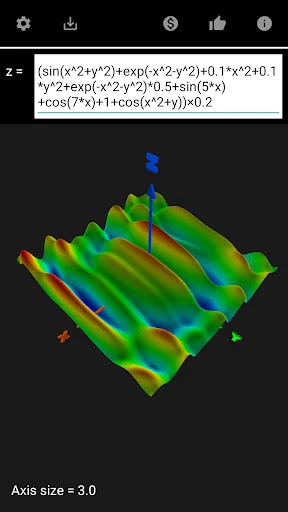 3D Graphing Calculator screenshot 3
