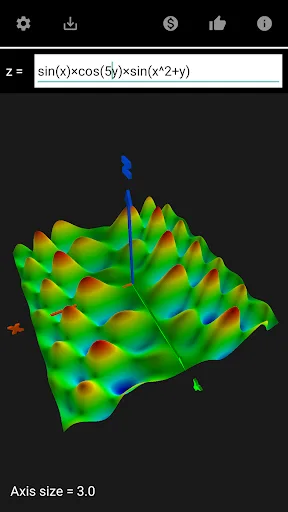 3D Graphing Calculator screenshot 5