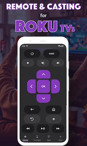Remote for Roku OS TVs screenshot 1