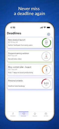 WinGo Plan: projects & goals screenshot 2