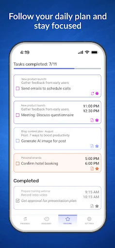 WinGo Plan: projects & goals screenshot 3