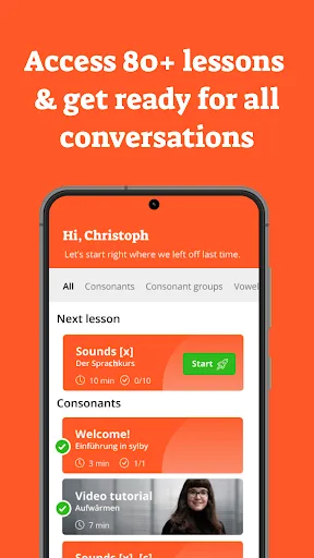 sylby: learn German speaking screenshot 3