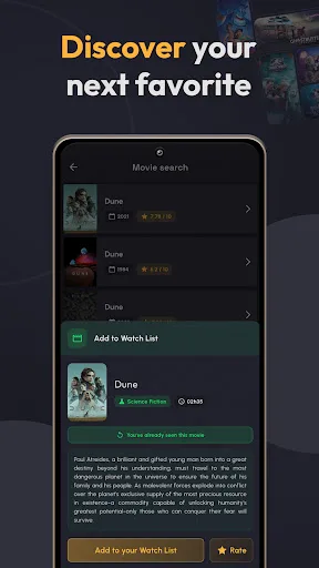 Watch List: TV Series & Movies screenshot 1