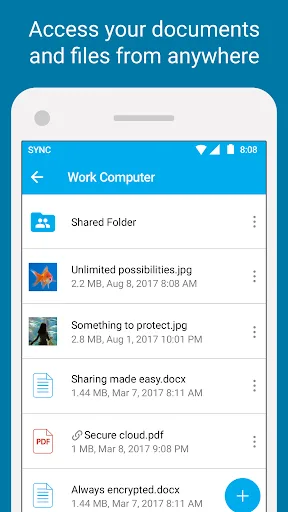 Sync - Secure cloud storage screenshot 1