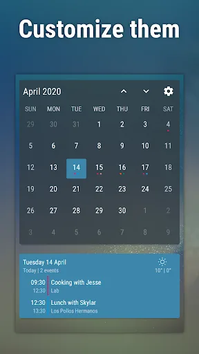 Event Flow Calendar Widget screenshot 5