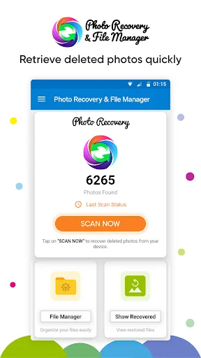 Photo Recovery & File Manager screenshot 1