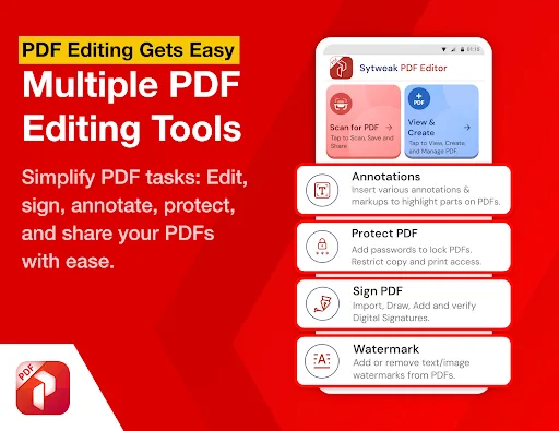 Systweak PDF Editor & Scanner screenshot 1