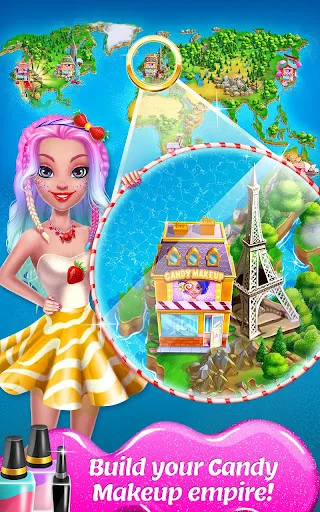 Candy Makeup Beauty Game screenshot 5
