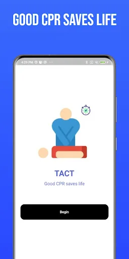 TACT CPR Timer screenshot 1