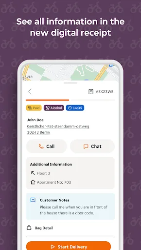 Takeaway.com Courier screenshot 4