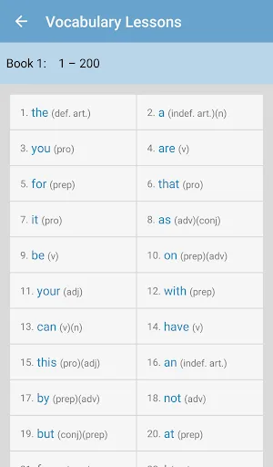 English Vocabulary screenshot 3