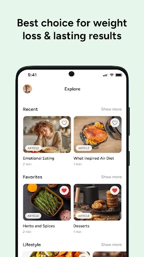 Air Diet: Weight Loss Plan screenshot 4